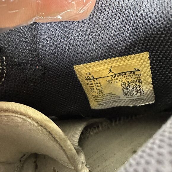 Air Jordan 1 TD Baseball Cleats Mens 10.5 Red White Black Chicago AR5604-106 - Picture 2 of 10